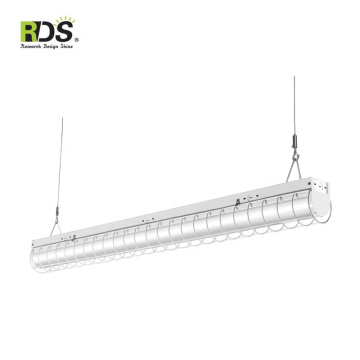 ETL CETL DLC 5.0 UGR 19 Tunable CCT linkable 4ft Industrial Wall Mounted LED Strip Light